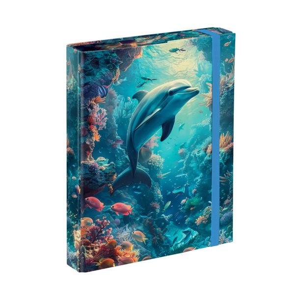 BAAGL Desky na školní sešity A5 Delfín