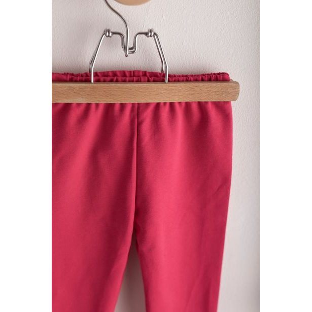 Legíny Lily Grey jednobarevné - malina