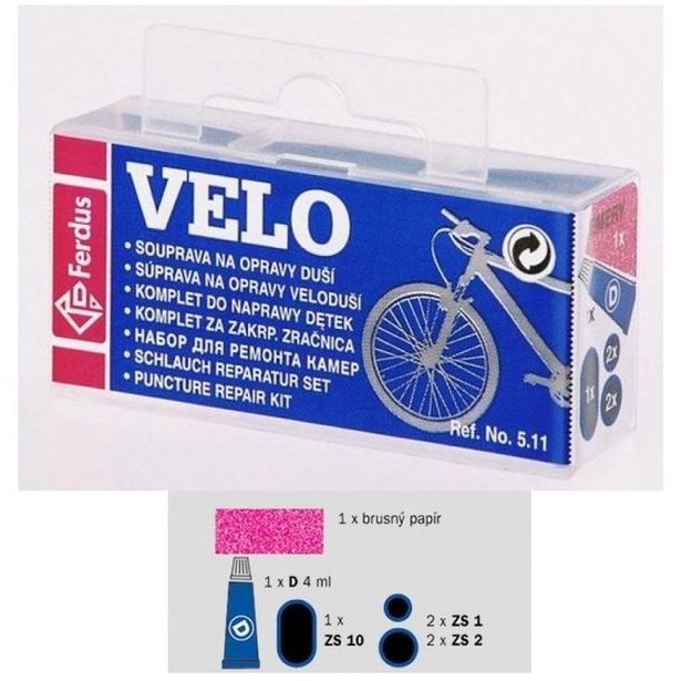 lepení cyklo Ferdus plast