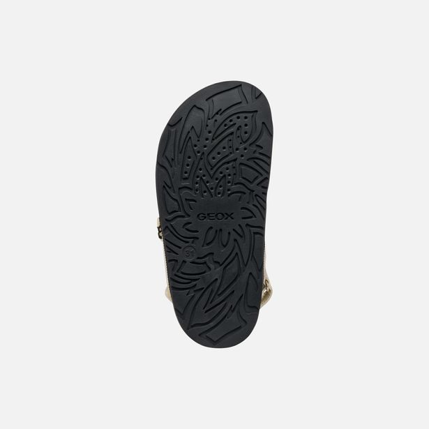Smetanové dívčí sandály Geox Sandal Foammentera
