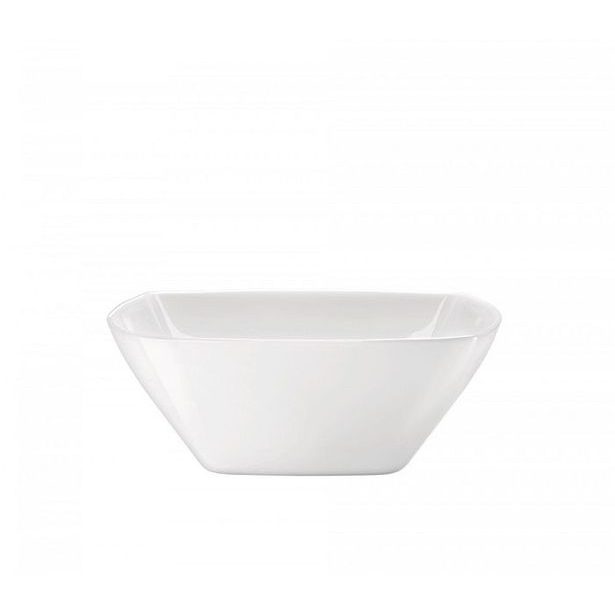 mísa 22,2x22,2cm ECLISSI Bianco, silná, bílá, opál.sklo