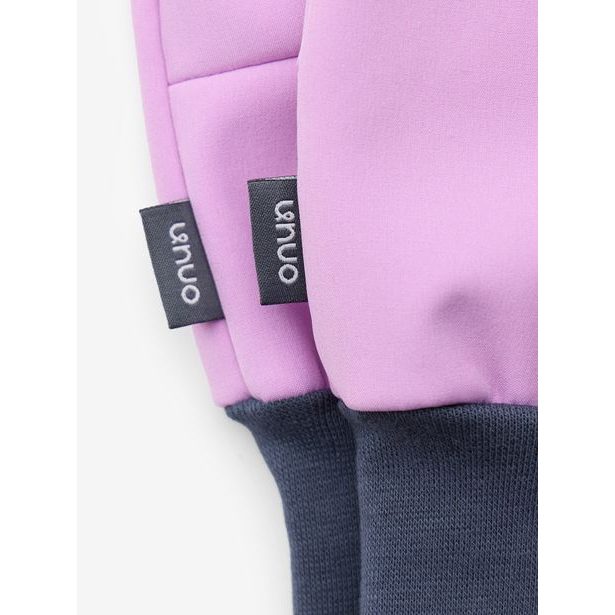 Dětské softshellové rukavice s fleecem Tap, Lila