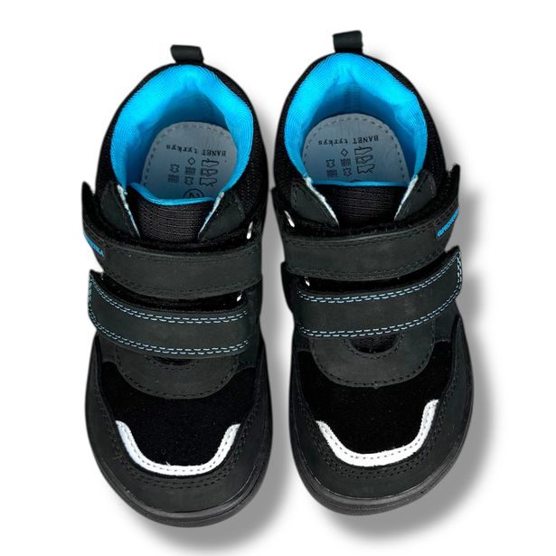 Dětská BAREFOOT celoroční obuv s membránou Protetika - Černé