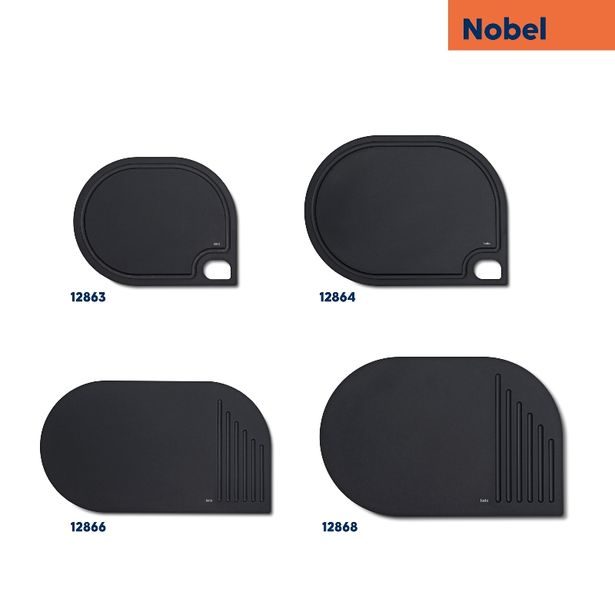 KELA Prkénko krájecí NOBEL černá 37,0x27,5x0,6 cm KL-12864