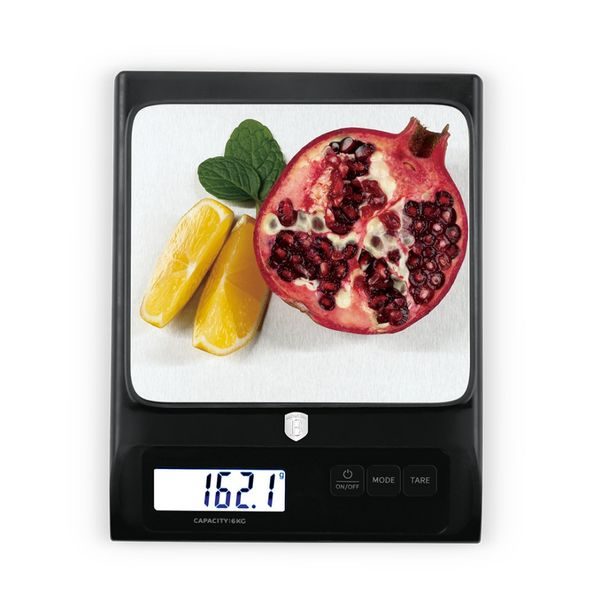 BERLINGERHAUS Kuchyňská váha digitální 6 kg Matte Black Collection BH-9914