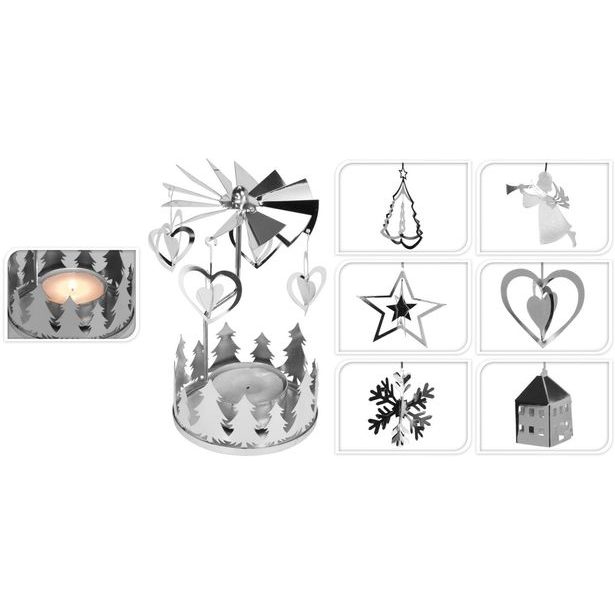 zvonění andělské stříbrné, 6druhů, kov