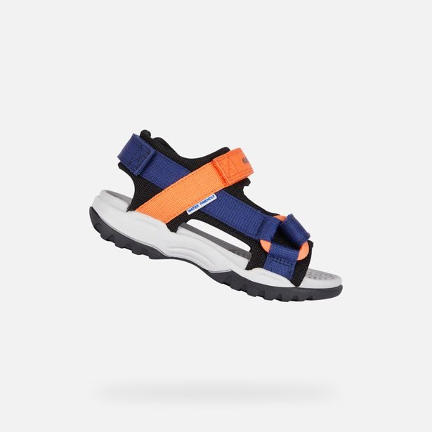 Tmavě modré chlapecké sandály Geox Borealis