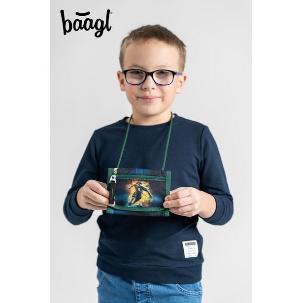 BAAGL Peněženka na krk Fotbal Hráč