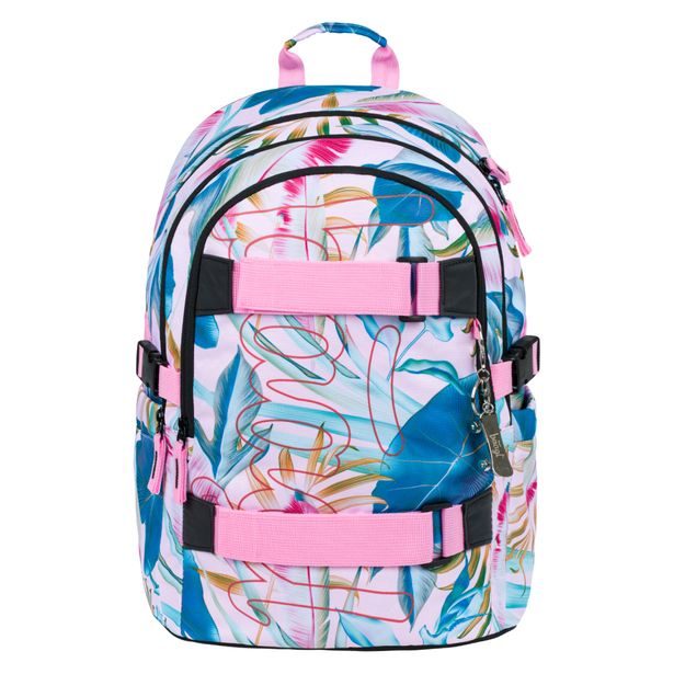 BAAGL SET 5 Skate Leafs: batoh, penál, sáček, ledvinka, obal na notebook