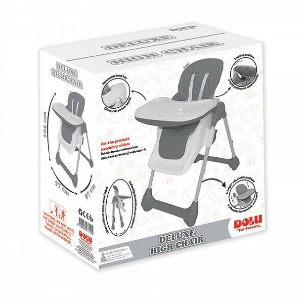 DOLU Dětská jídelní deluxe židlička