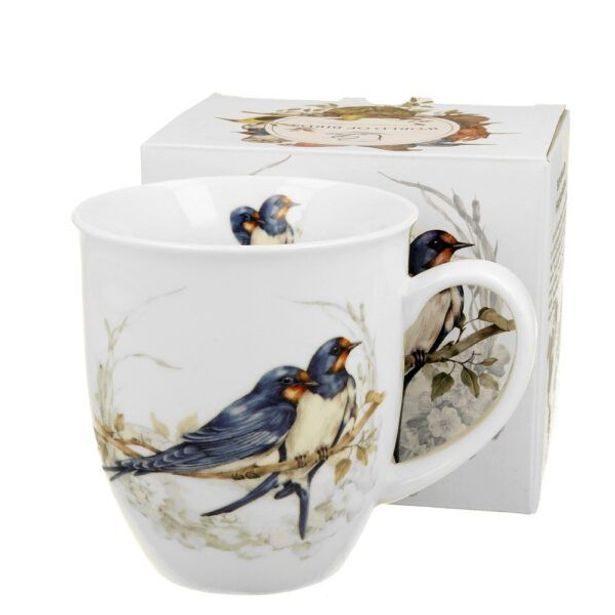 hrnek 400ml VLAŠTOVKA, DB, porcelán