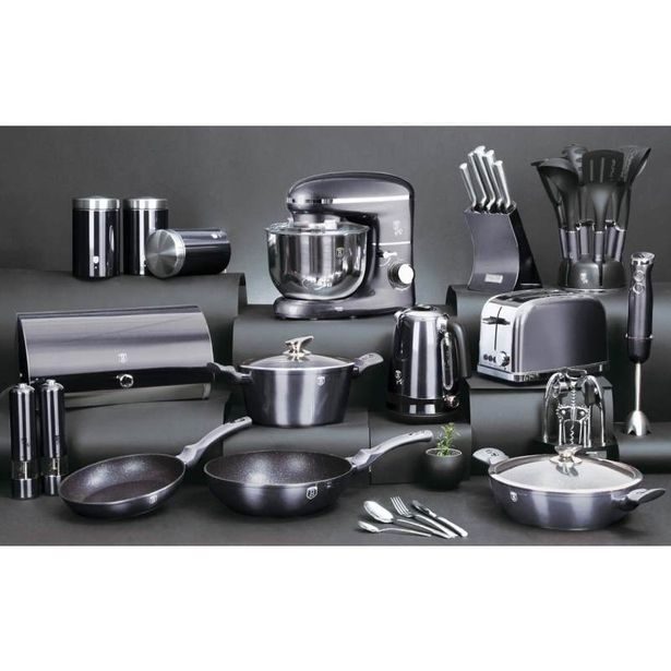 BERLINGERHAUS Sada pánví s mramorovým povrchem 3 ks Carbon PRO Line BH-6904