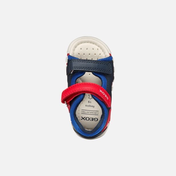 Tmavě modré chlapecké tenisky pro první krůčky Geox Sandal Iupidoo Boy