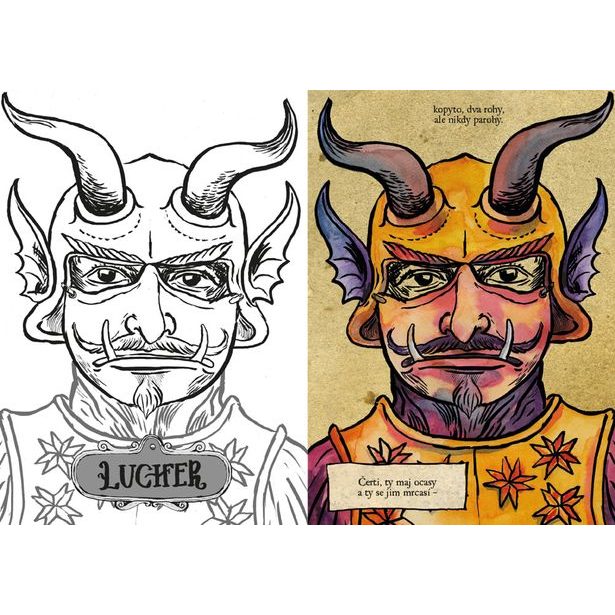 ČERTÍ BRKO – Pekelné masky a zpěvy (řevy) Baagl