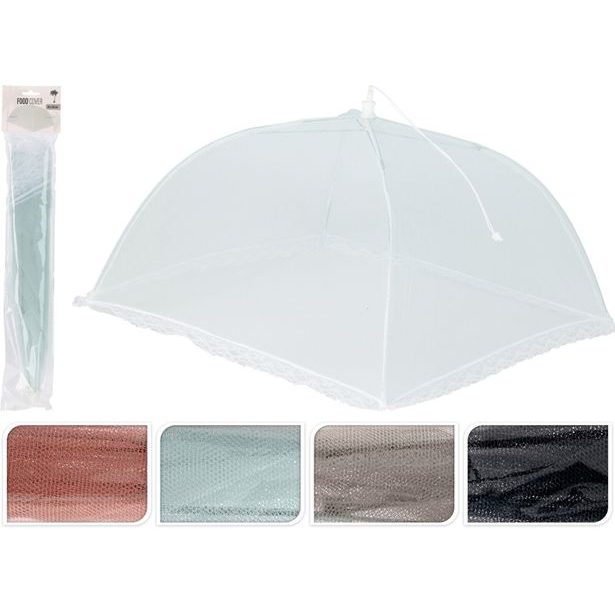 kryt 30x30cm DEŠTNÍK, 4 PASTELOVÉ barvy, textil