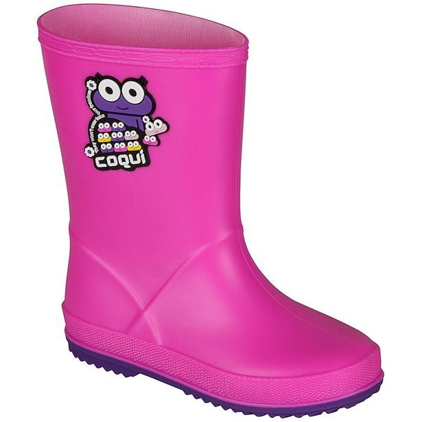 Dětské holínky Coqui Rainy 8505 Fuchsia/Purple