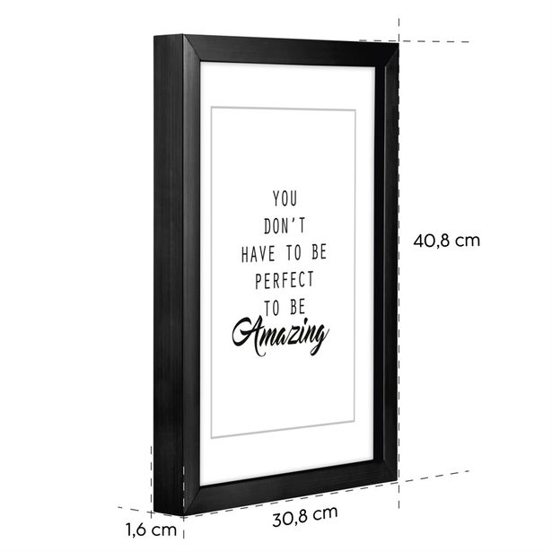 Hama rámeček plastový CHIARO, černá, 30x40 cm