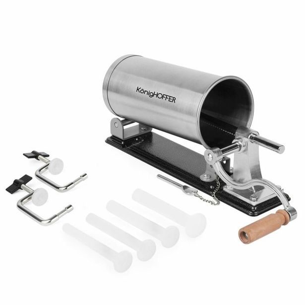 nabíječka-plnička klobás, jitrnic, 3kg, šroub., d15,19,22,25 KONIGHOF.