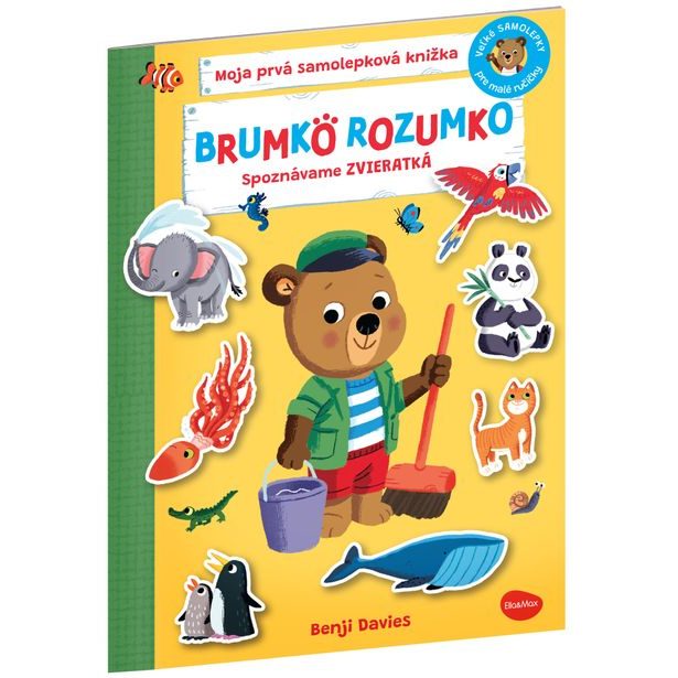 BRUMKO ROZUMKO: SPOZNÁVAME ZVIERATKÁ – Samolepková knižka