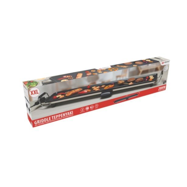 ALPINA Stolní elektrický gril teppanyaki 100x20 cm, 2000 W ED-223161