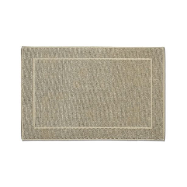 KELA Koupelnová předložka LAVINIA 100% biobavlna béžová 60x100 cm KL-23912