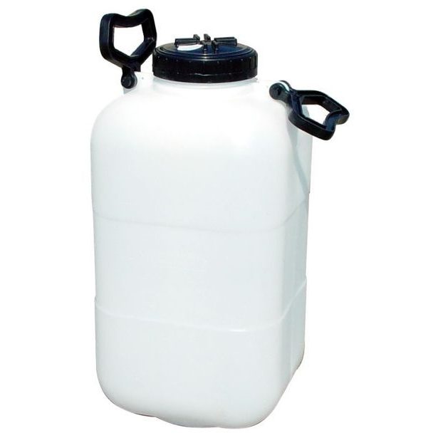 konev 25l-láhev širokohrdlá 115mm, hranatá,plast