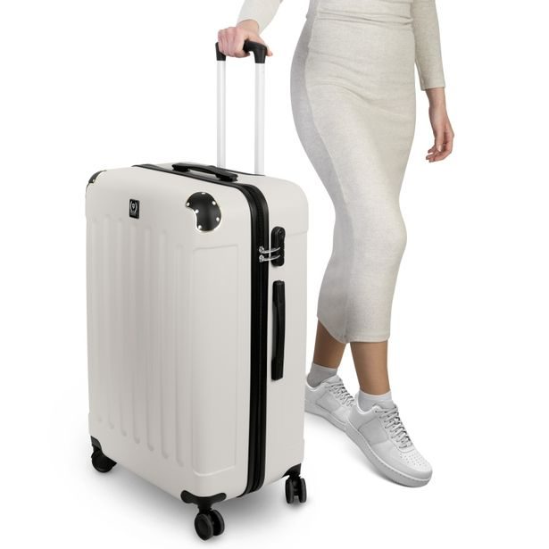 SWISS HUFEISEN Sada kufrů 3 ks krémová SF-5003