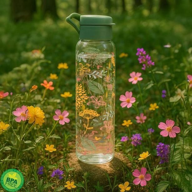 TORO LÁHEV NA VODU DEKOR BOTANICA S ÚCHYTEM 750ML,PLAST