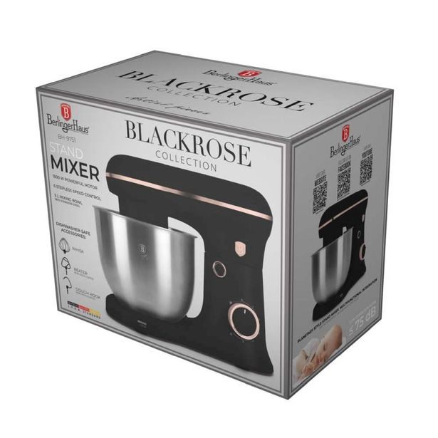BERLINGERHAUS Kuchyňský robot 1500 W Black Rose Collection BH-9751