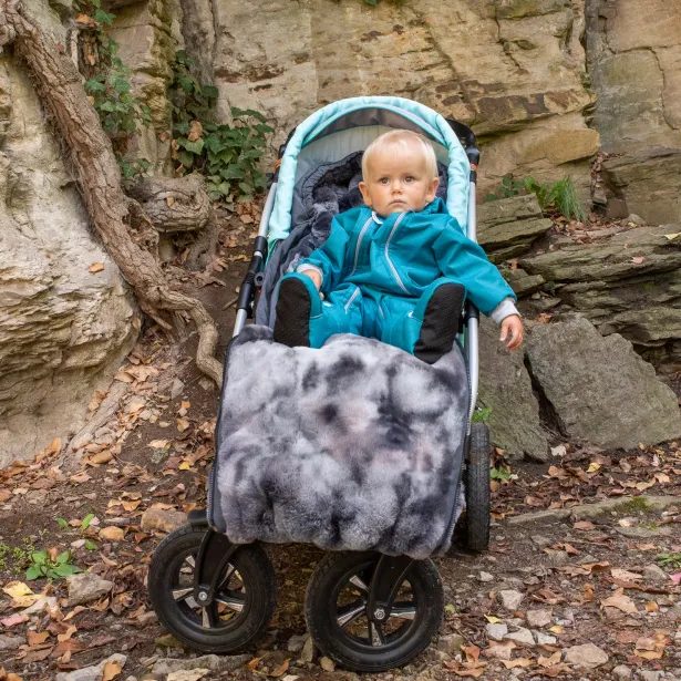 ESITO Rostoucí zimní softshellová kombinéza Lamb petrolejová