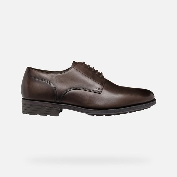 Hnědá pánská společenská obuv Geox Walk Pleasure F