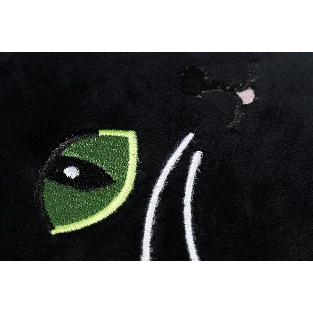 KOČKA VELKÉ OČI černá 35 cm