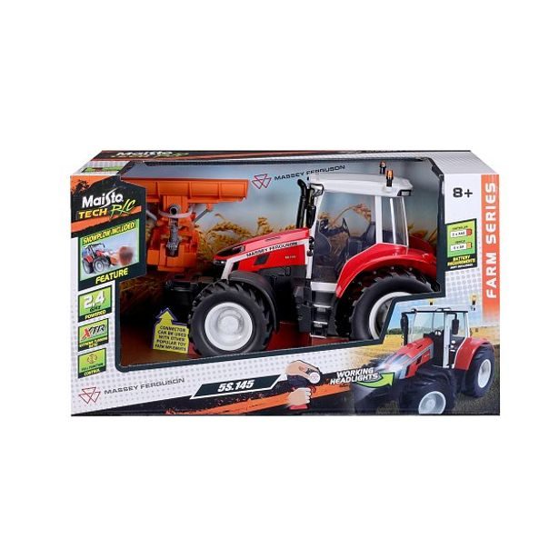 Maisto Maisto RC - Massey Ferguson Traktor s radlicí se světly, 2,4 GHz