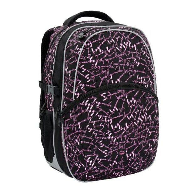 Dívčí školní batoh Bagmaster MADISON 6 A BLACK/PINK