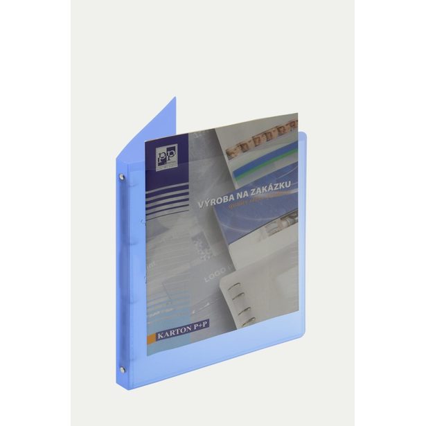 Pořadač PP A4 prezentační 4kr. Opaline - modrá