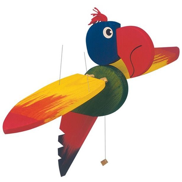 Lietajúci papagáj-veľký, 50cm (DP)