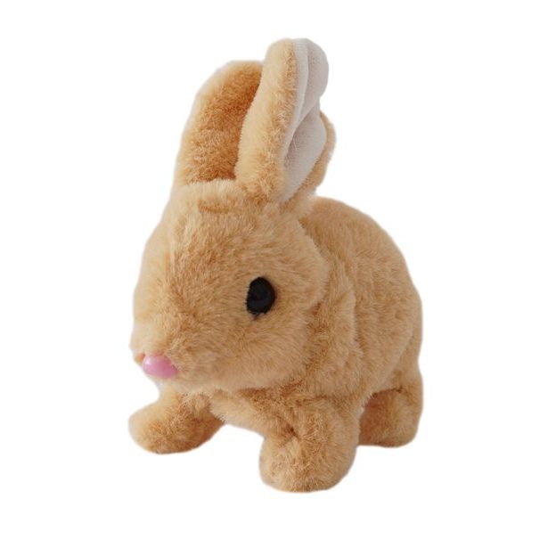 Zajíček béžový na baterie