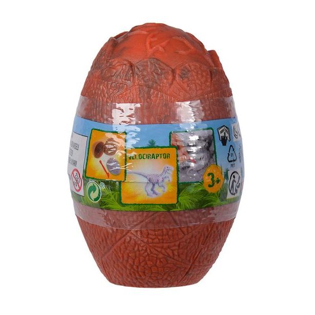 Vajíčko s kostrou dinosaura k vykopání
