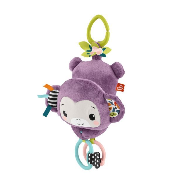 Fisher Price ZÁVĚSNÁ FIALOVÁ OPIČKA SE ZVUKY