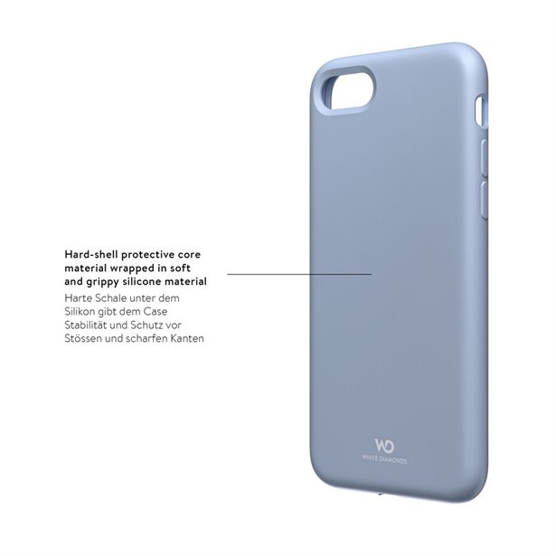 White Diamonds Urban Case, kryt pro Apple iPhone 7/8/SE 2020/SE 2022, světle modrý