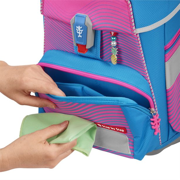 Školní aktovka Step by Step SPACE NEON, Kolibri Kaja - 5 dílný set, AGR certifikát