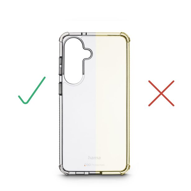 Hama Extreme Protect, kryt pro Samsung Galaxy S26, D3O®, nežloutne, průhledný