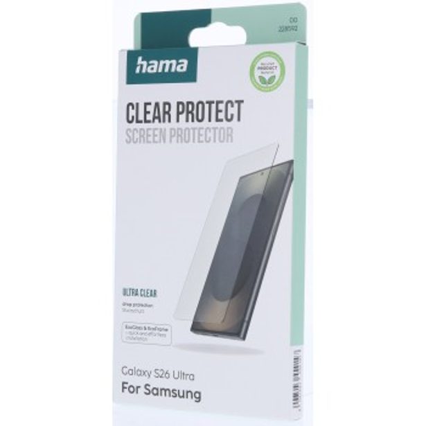 Hama Clear Protect, ochranné sklo na displej pro Samung Galaxy S26 Ultra