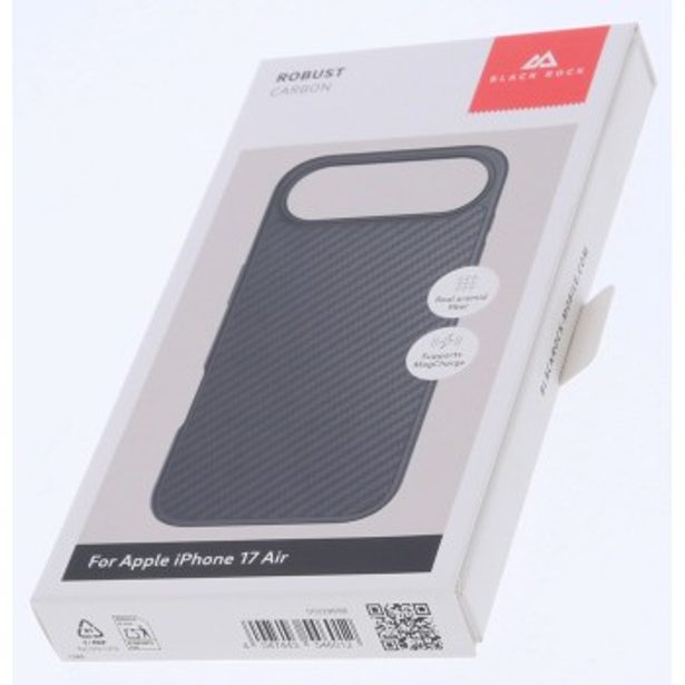 Black Rock Robust Carbon, kryt pro Apple iPhone Air, magnetický, karbonový vzhled, černý