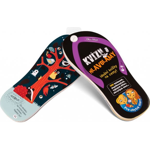 KVÍZY A HLAVOLAMY, 6-7 let – Zábava na cesty Baagl