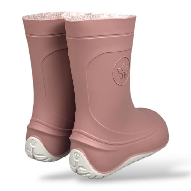 Dětské barefoot holinky LICO Aride Rain – růžové