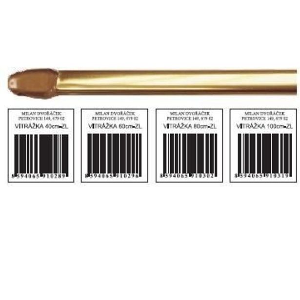 vitrážka 60HT-2ks+4skobičky