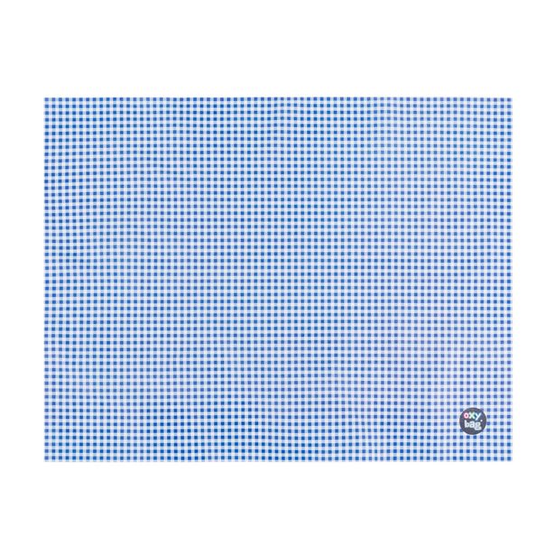 Ubrus do výtvarné výchovy 65x50cm modro-bílé kostky 7-498