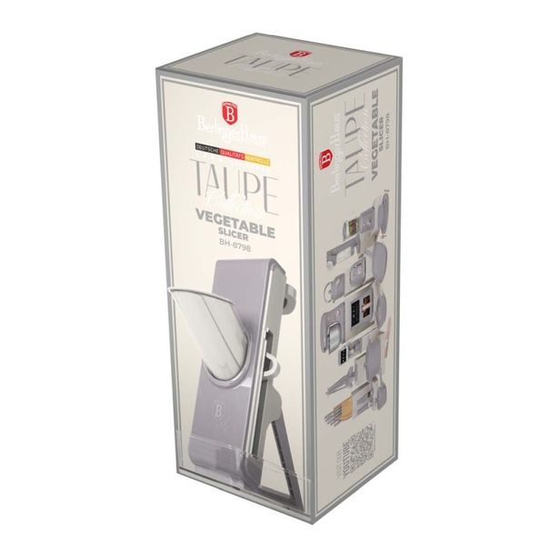 BERLINGERHAUS Struhadlo na zeleninu s nádobou 4v1 Taupe Collection BH-8798