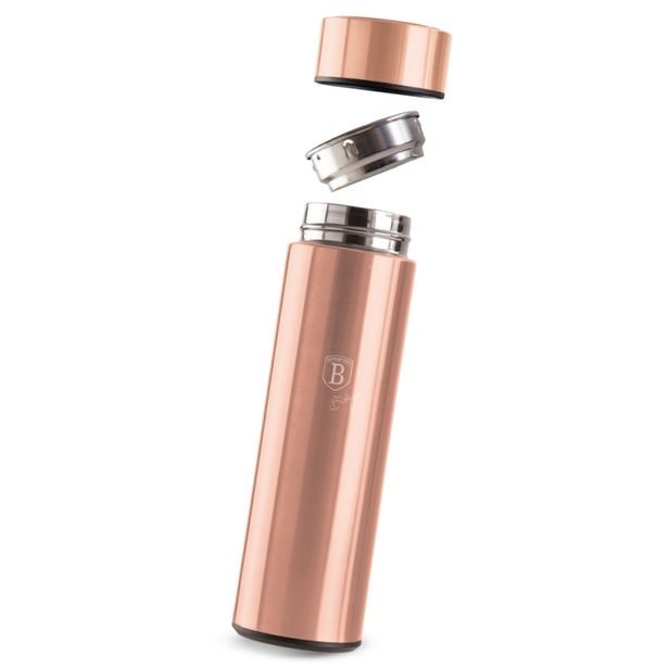 BERLINGERHAUS Termoska nerez s LED displejem 450 ml Rosegold Metallic Line BH-7954